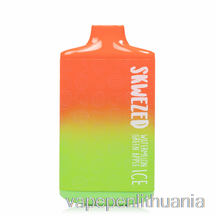 Skwezed 5k Vienkartinis Arbūzas žalias Obuolys Ledo Vape Skystis